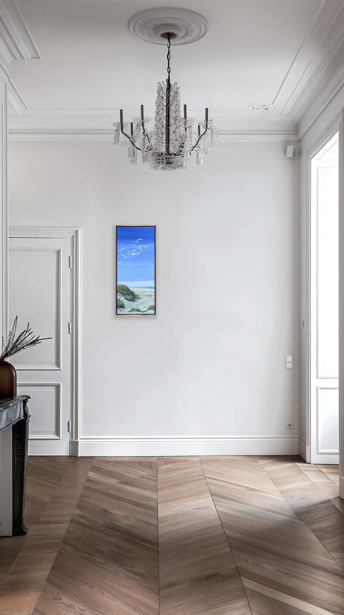 Så kom vi til stranden