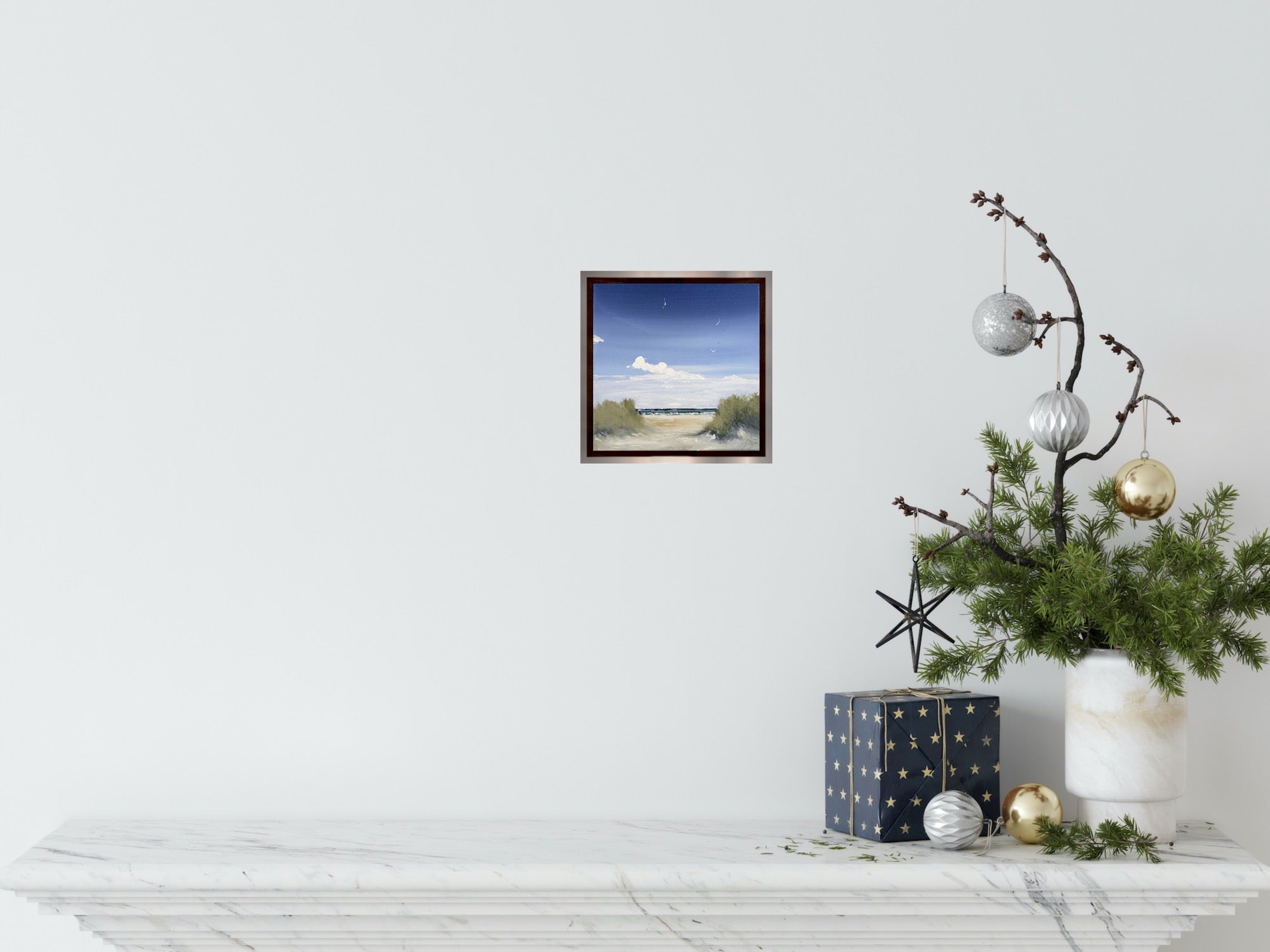 Skagen Sønderstrand, Gitte Toft signatur maleri.