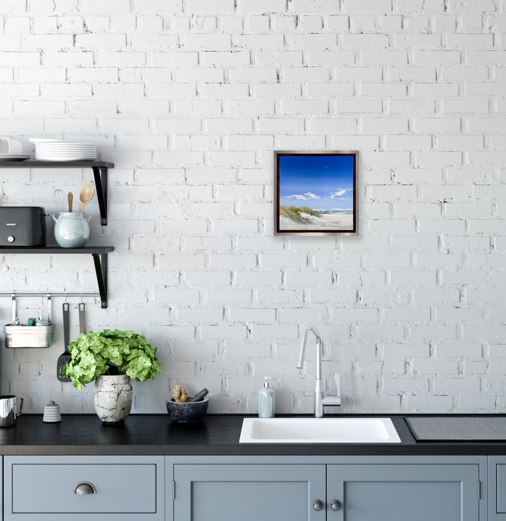 Skagen Sønderstrand, Gitte Toft signatur maleri.