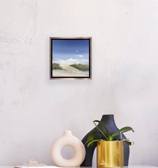 Skagen Sønderstrand, Gitte Toft signatur maleri.