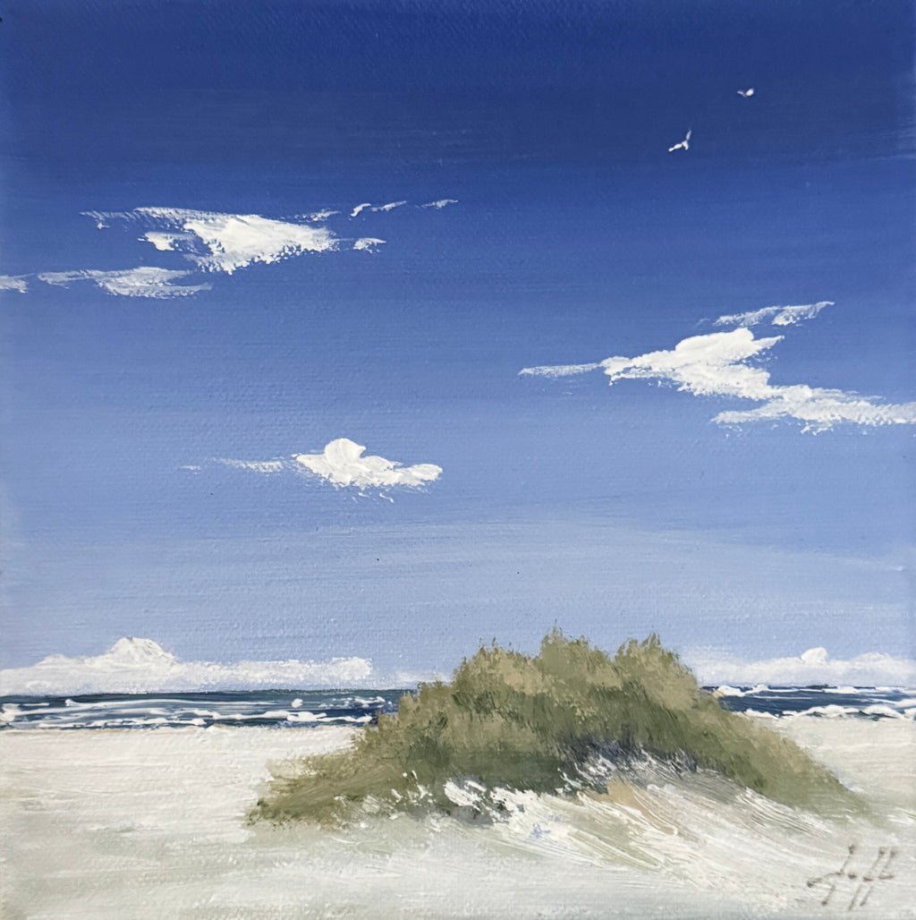 Skagen Sønderstrand, Gitte Toft signatur maleri.