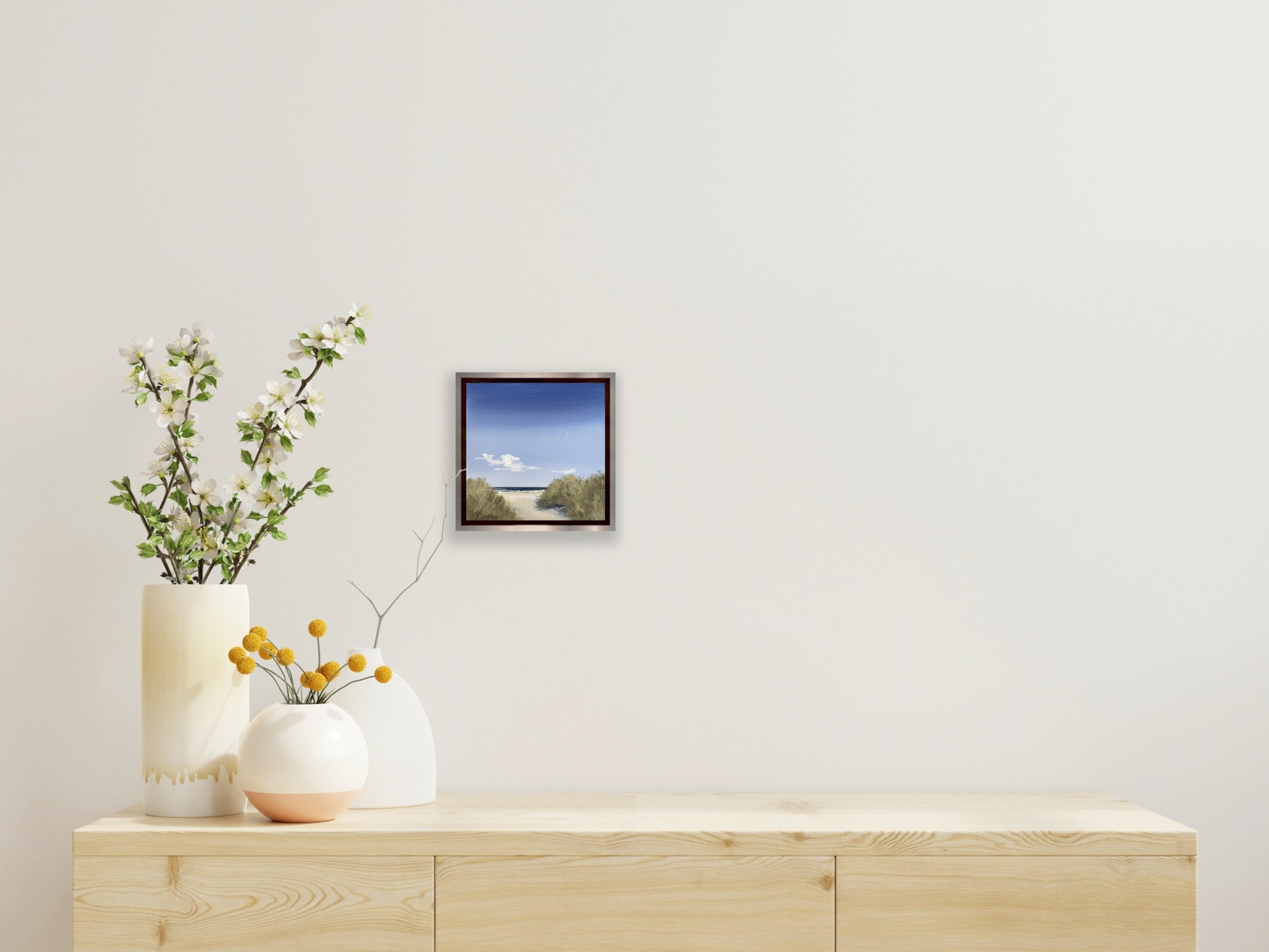 Skagen Sønderstrand, Gitte Toft signatur maleri.