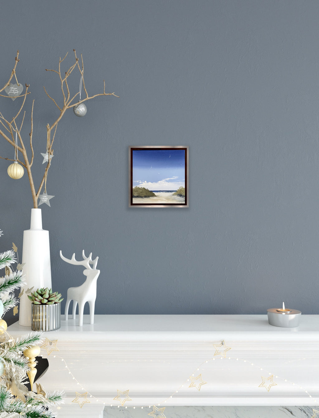 Skagen Sønderstrand, Gitte Toft signatur maleri.