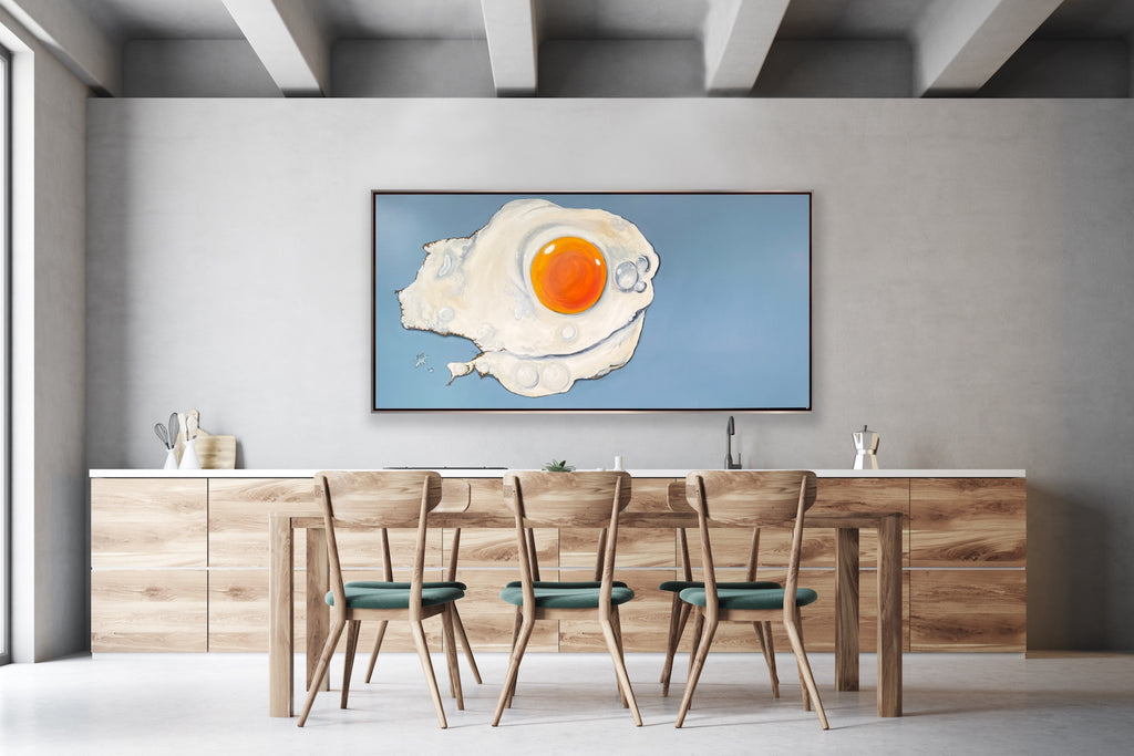 Som blommen i et æg.